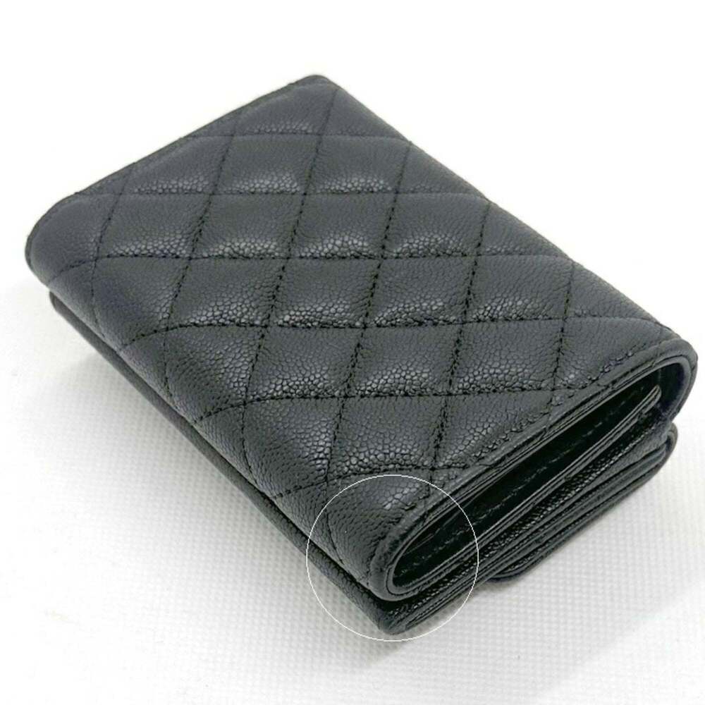 CHANEL Black Caviar Leather Wallet - Picture 5 of 10
